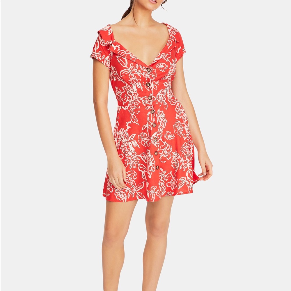 Free People A Thing Called Love Mini Dress